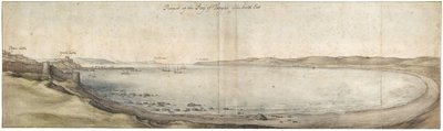 Prospect of the Bay of Tangier from the South-East by Wenceslaus Hollar